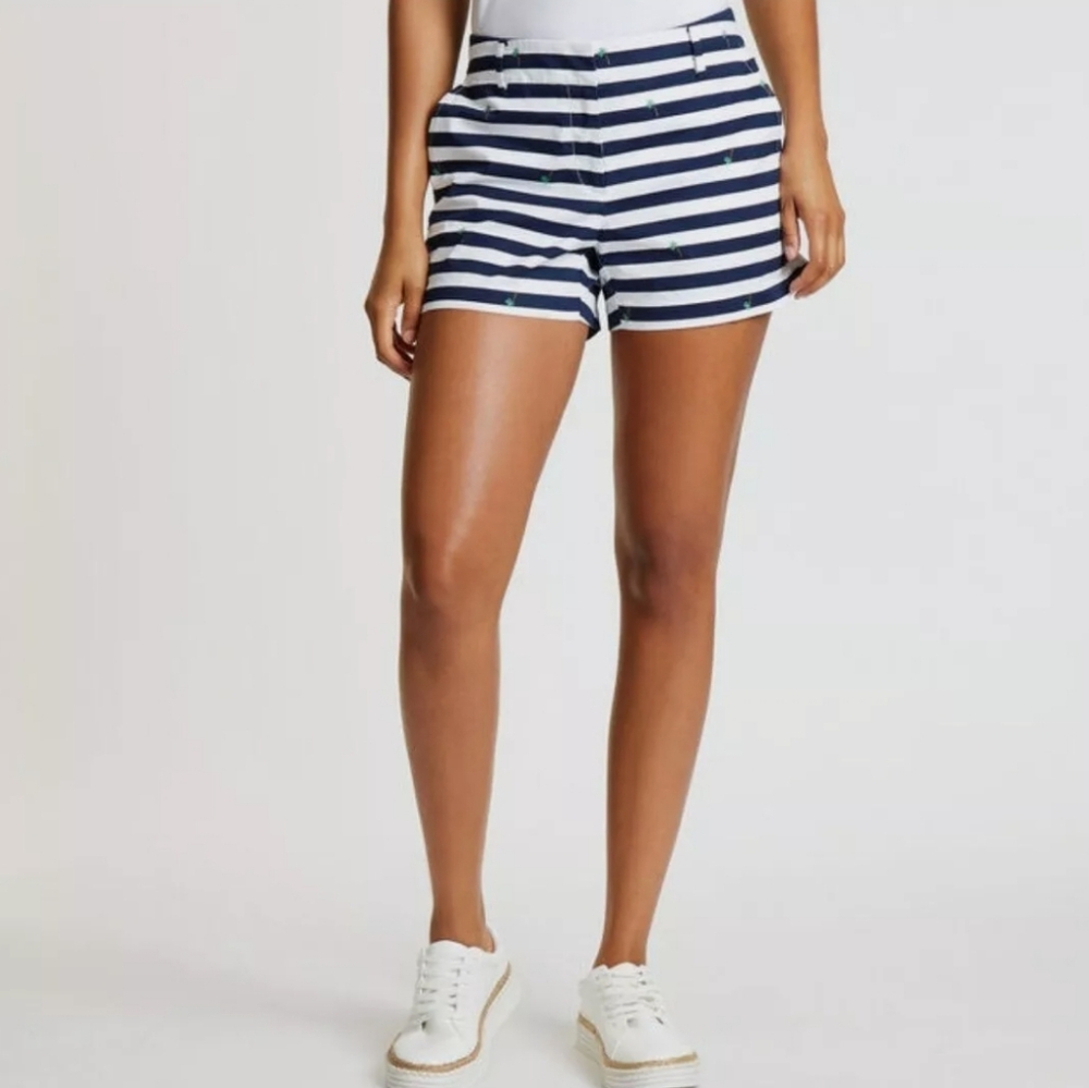 Nautica Striped Palm Tree Shorts 6